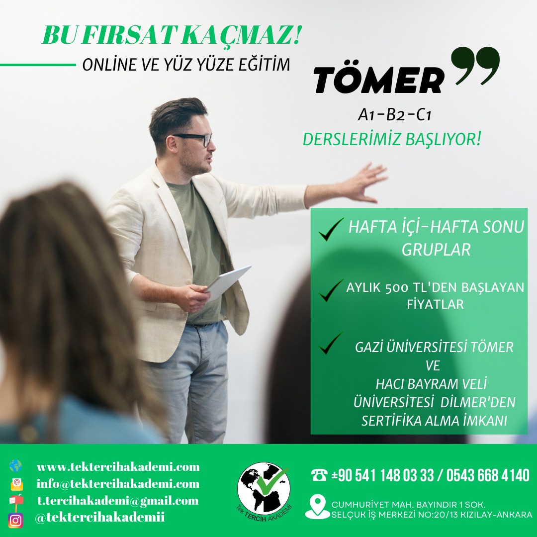 TÖMER (Türkçe Kursu)